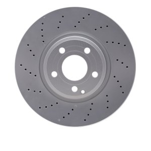 Mercedes-Benz CLS400 Brake Rotor (1) - Front - R1 Concepts - Drilled Carbon Alloy GeoMET - `15-`17